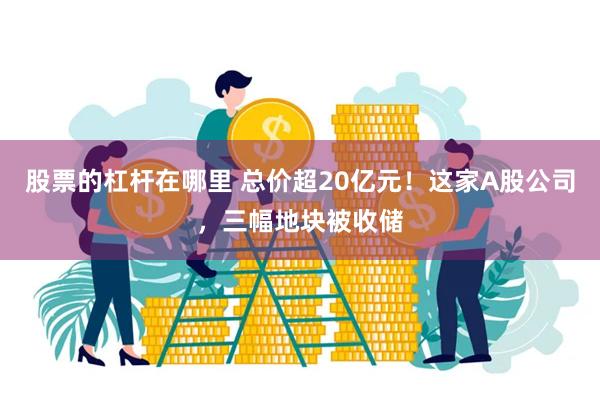 股票的杠杆在哪里 总价超20亿元！这家A股公司，三幅地块被收储